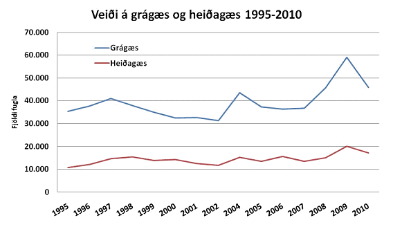 Veii  grgs og heiags 1995-2010
