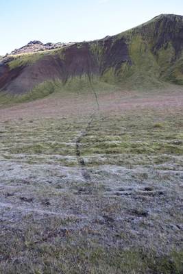 För eftir utanvegaakstur við Vigdísarvallaleið