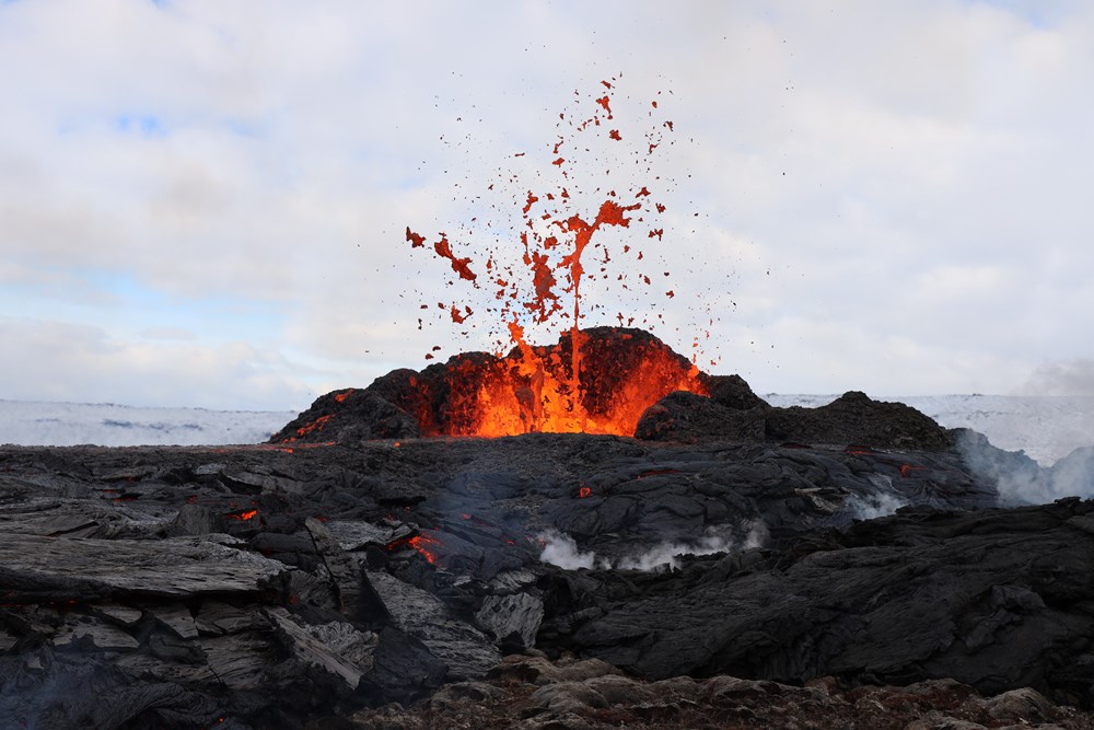 Mynd: Eldgos á Reykjanesi vorið 2021 / Unsplash